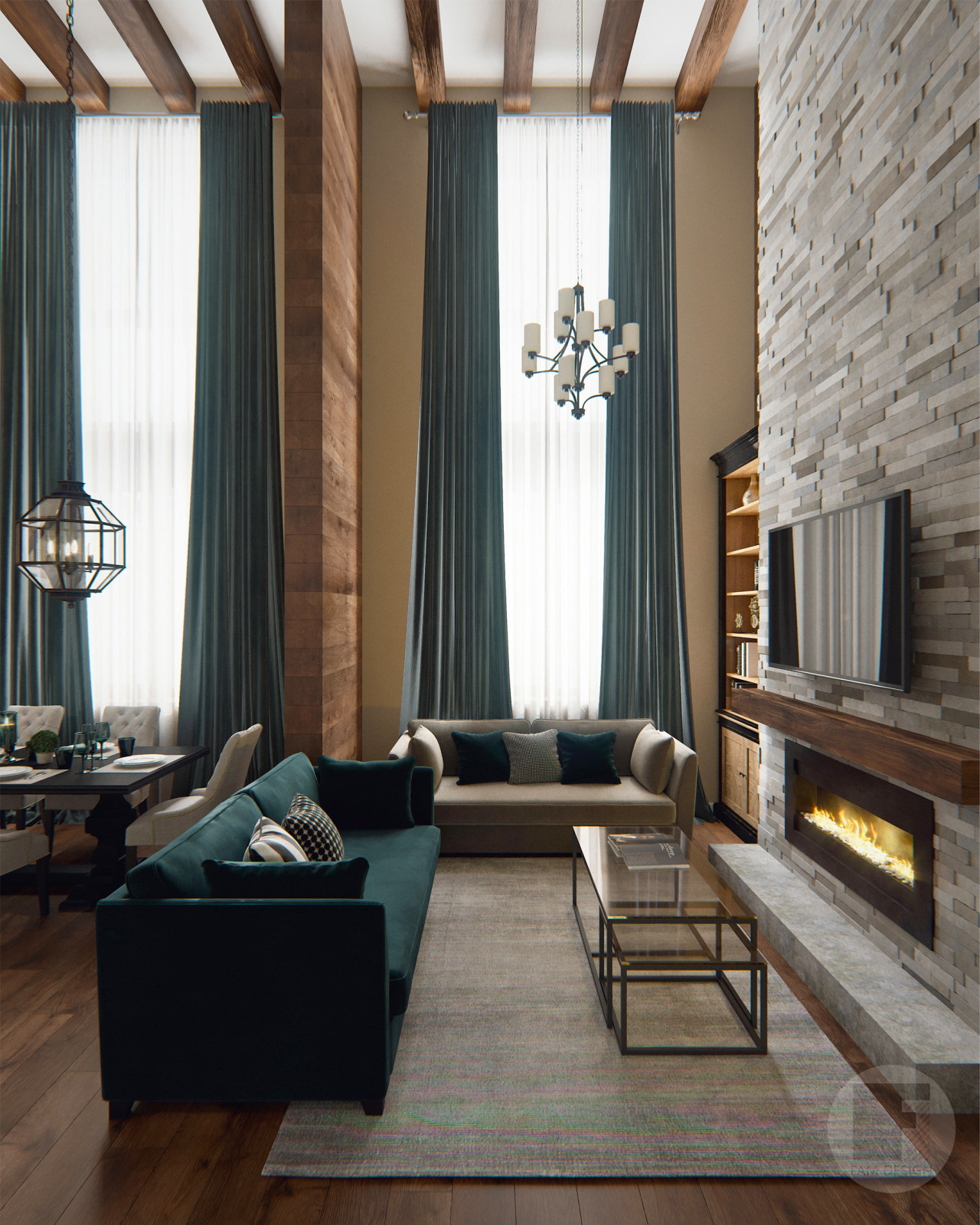 Современный загородный дом