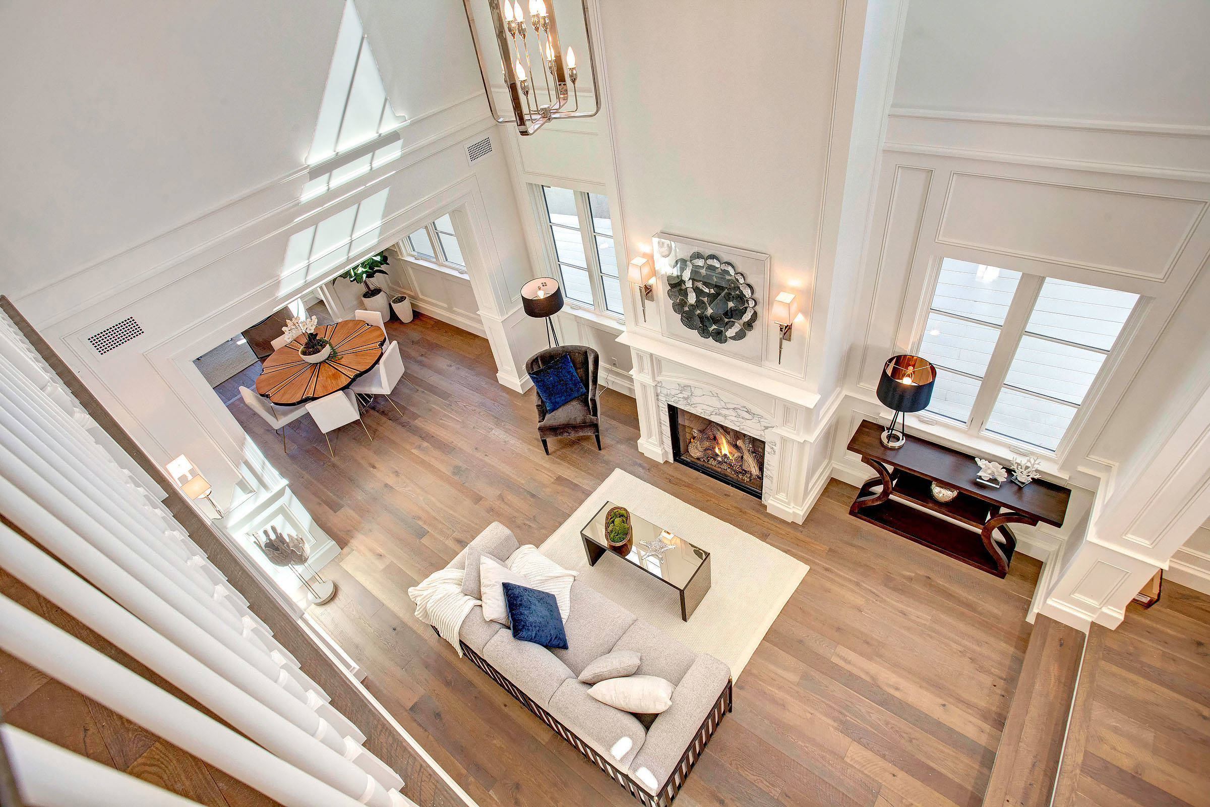 Living Room - Meticulously Detailed Cape Cod Home in Manhattan Beach, CA