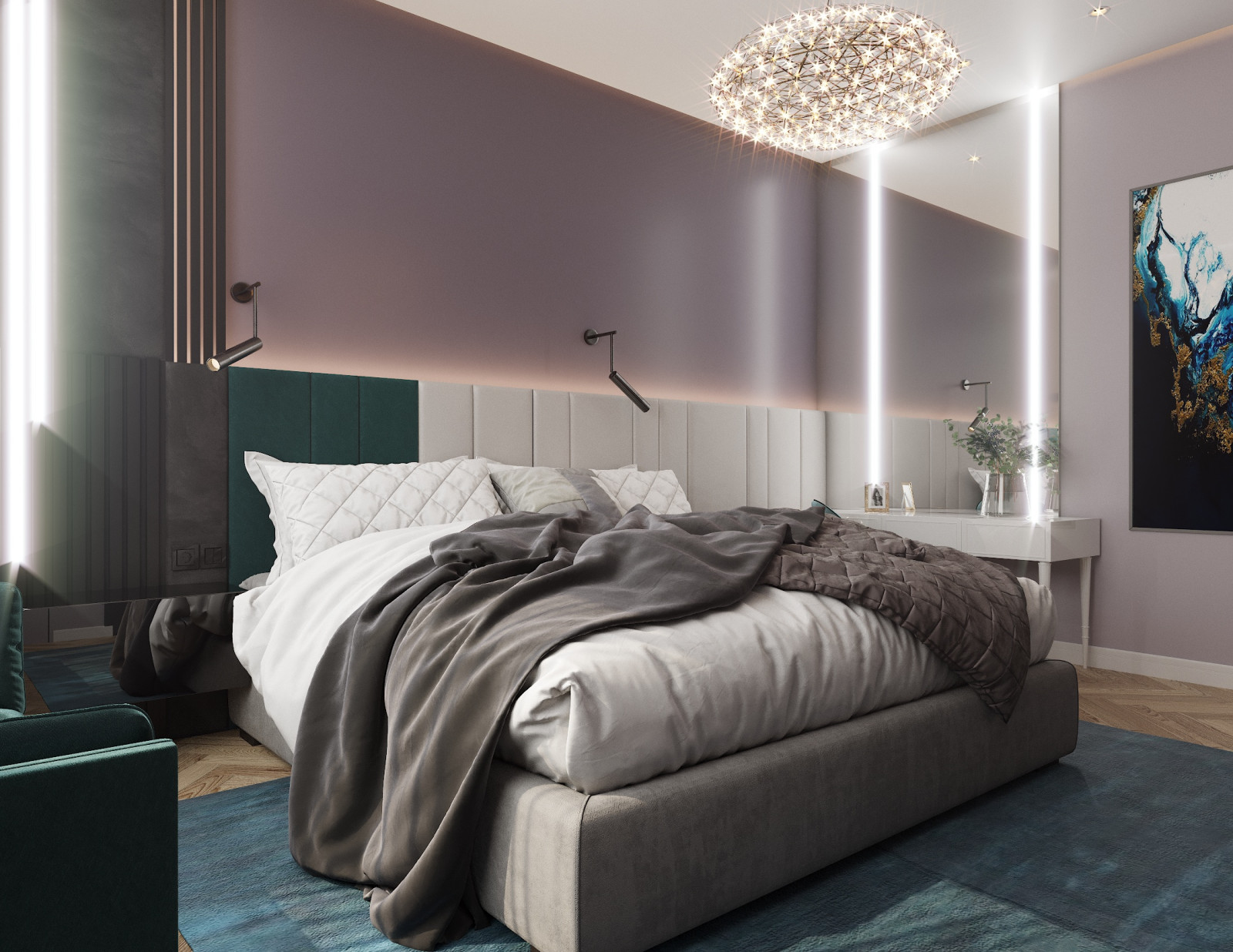 Интерьеры загородного дома в ЖК Олимпийский