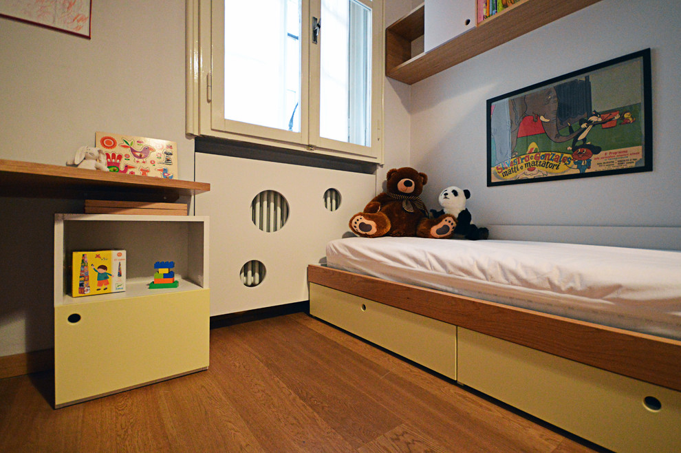 Design ideas for a modern kids' room in Milan.