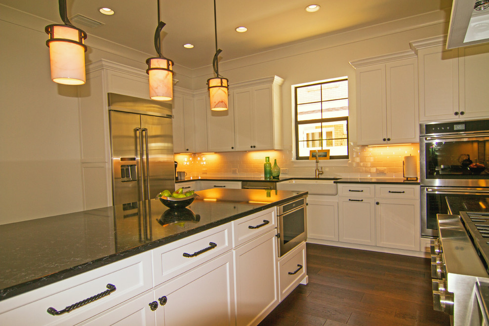 St. Petersburg Spanish Inspired Kitchen - Transitional ...