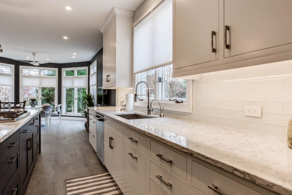 Kitchen - transitional kitchen idea in DC Metro
