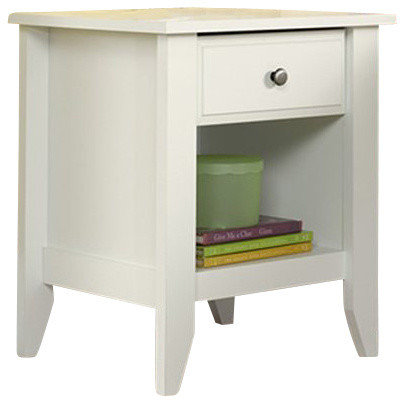 Sauder Shoal Creek Night Stand in Soft White ...