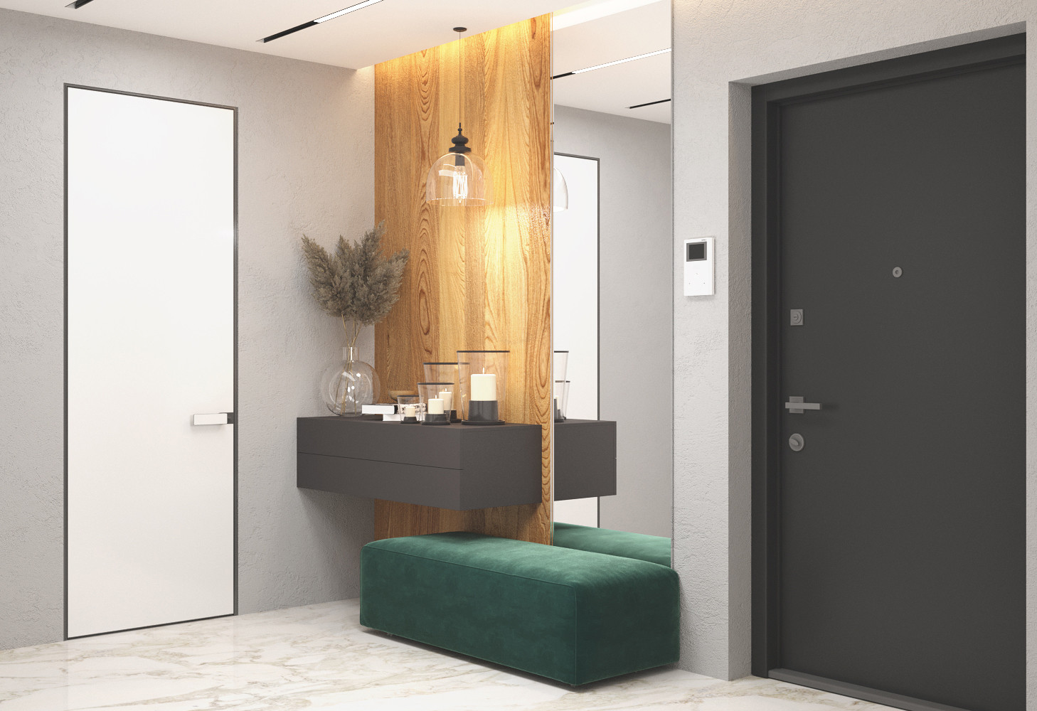 Квартира с изумрудным акцентом