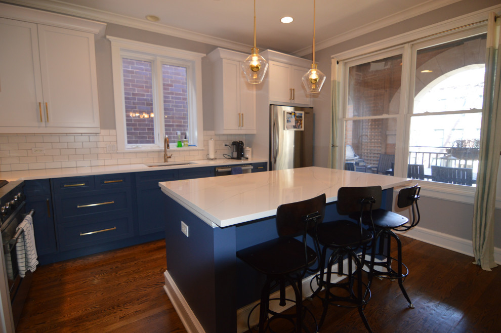Home design - transitional home design idea in Chicago