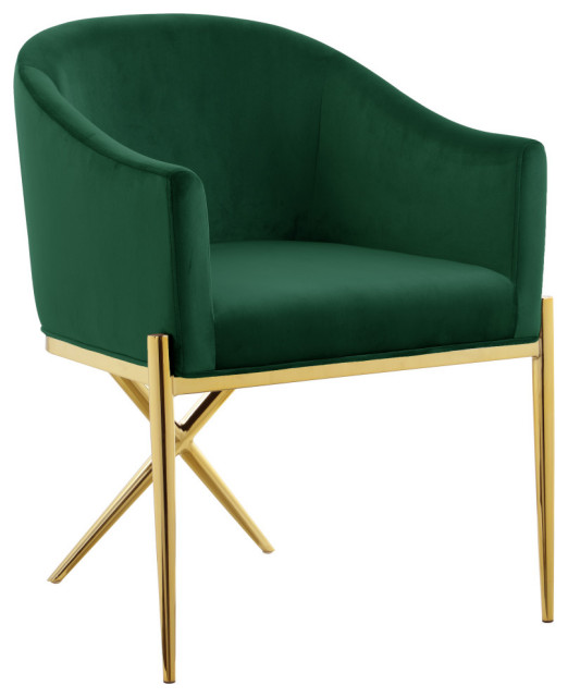The Parker Dining Chair, Velvet Midcentury Dining Chairs by