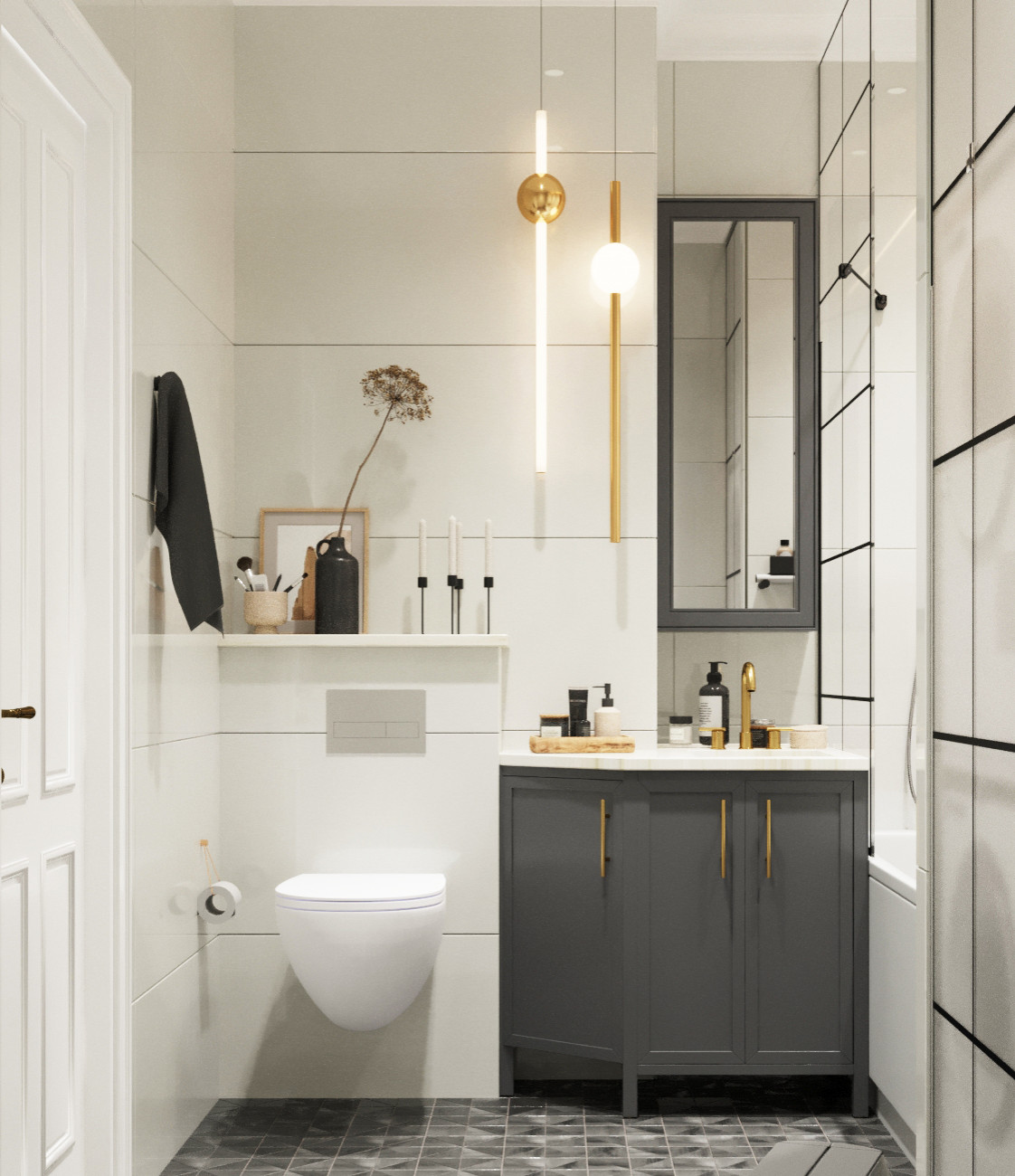 Двухкомнатная квартира в Американском стиле