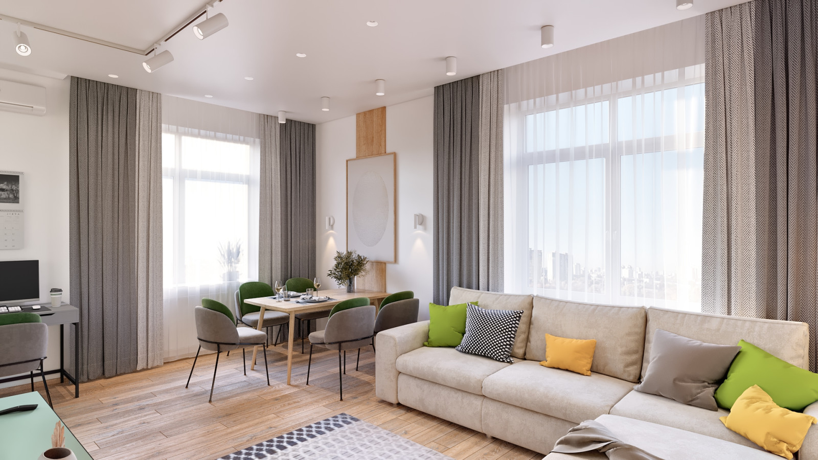 Дизайн-проект трехкомнатной квартиры