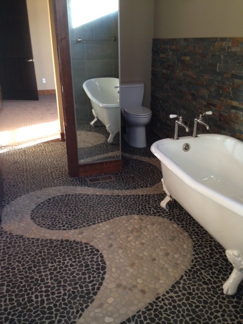 Inspiration for a transitional bathroom remodel in Seattle