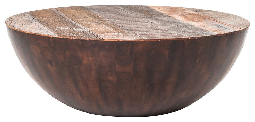 Ryan Reclaimed Wood Round Coffee Table, 48 Round Coffee Table Wood
