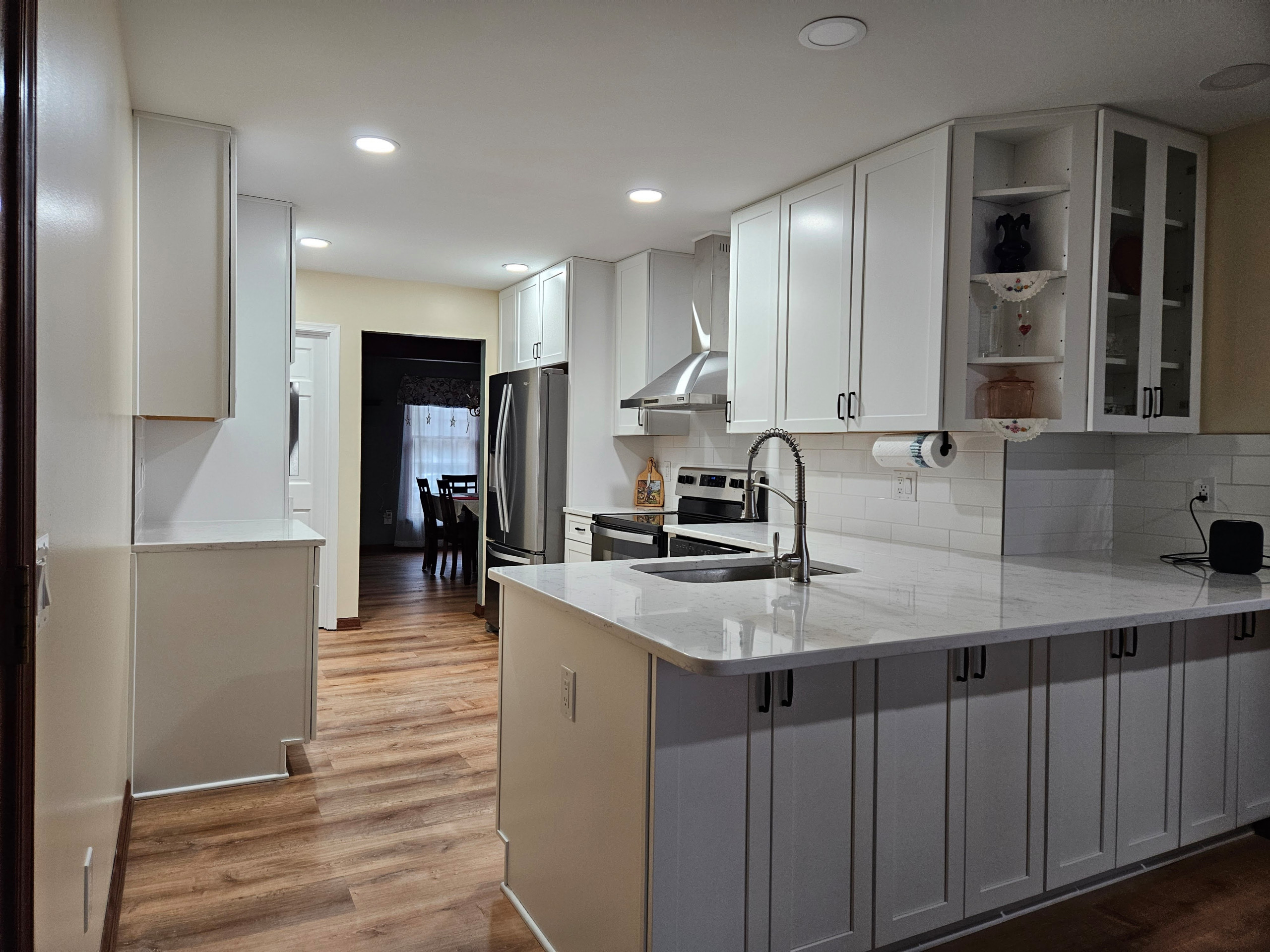 White Modern Kitchen Update