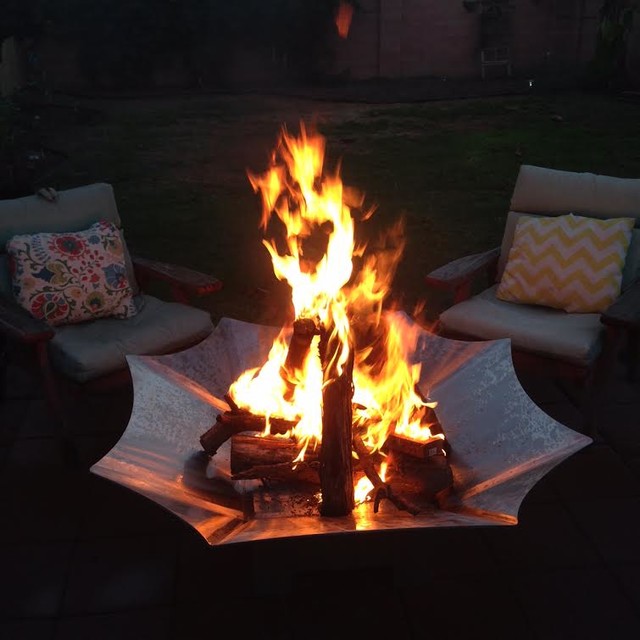 Custom Stainless Steel Wood Burning Fire Pit