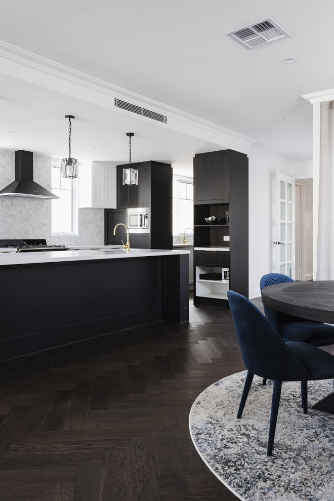 Черно-белый интерьер