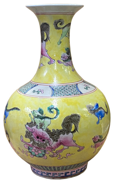 Un vase chinois - Bleu et blanc, Nanking - Porcelaine