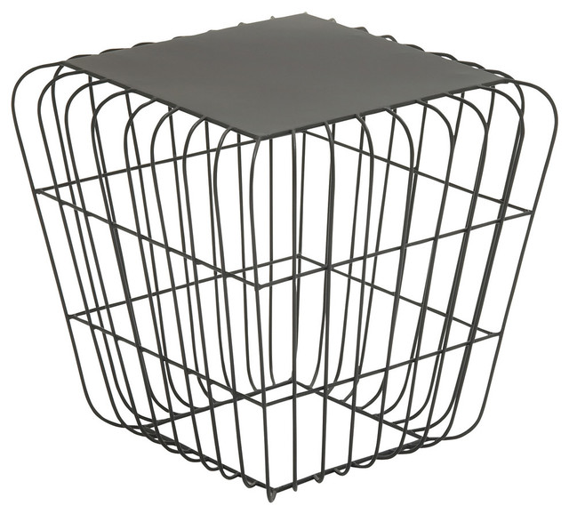 Shop Houzz Brimfield & May Metal Side Table Outdoor Side Tables