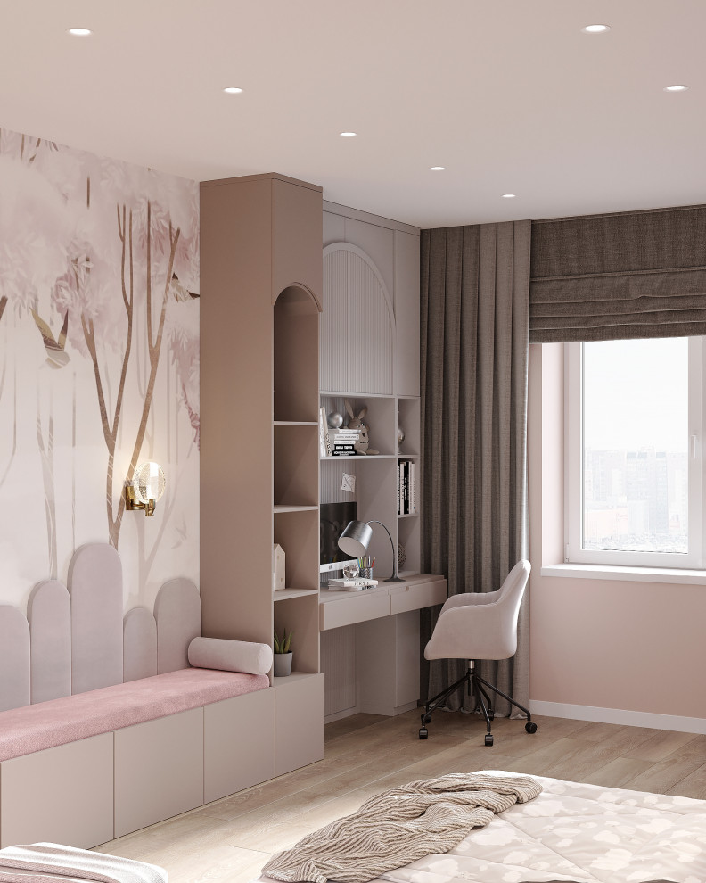 Дизайн-проект квартиры с детской и кабинетом