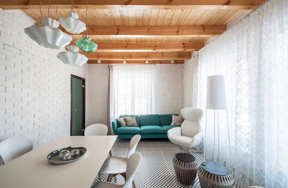 Mint - гостиная в загородном доме