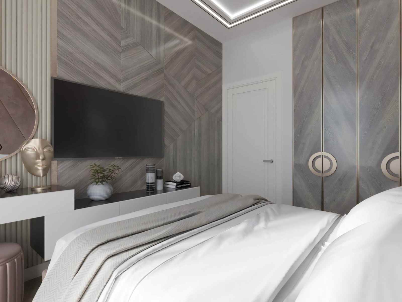 Дизайн и ремонт квартиры на Золоторожском Валу — Золотой акцент