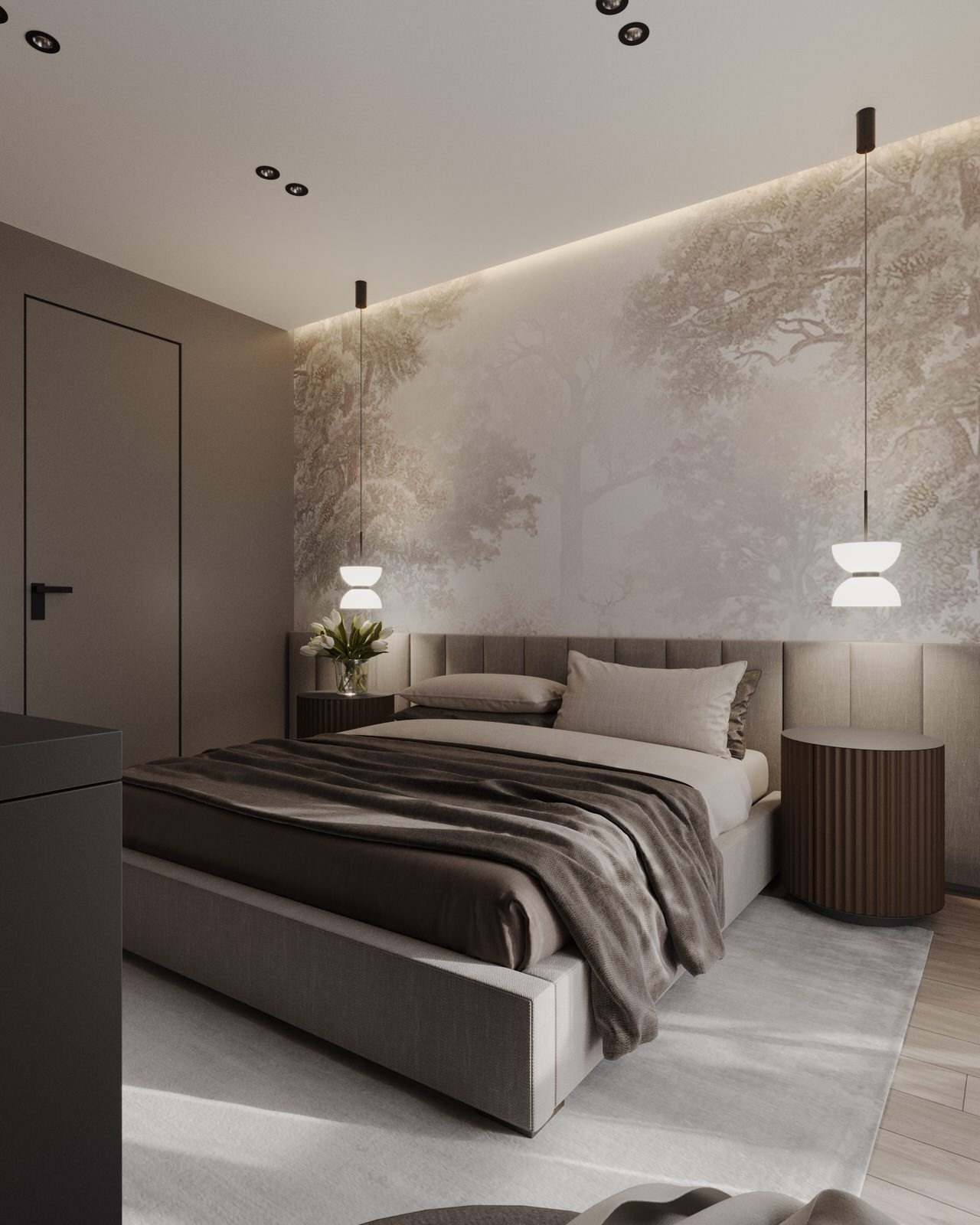 Двухкомнатная квартира с современным дизайном