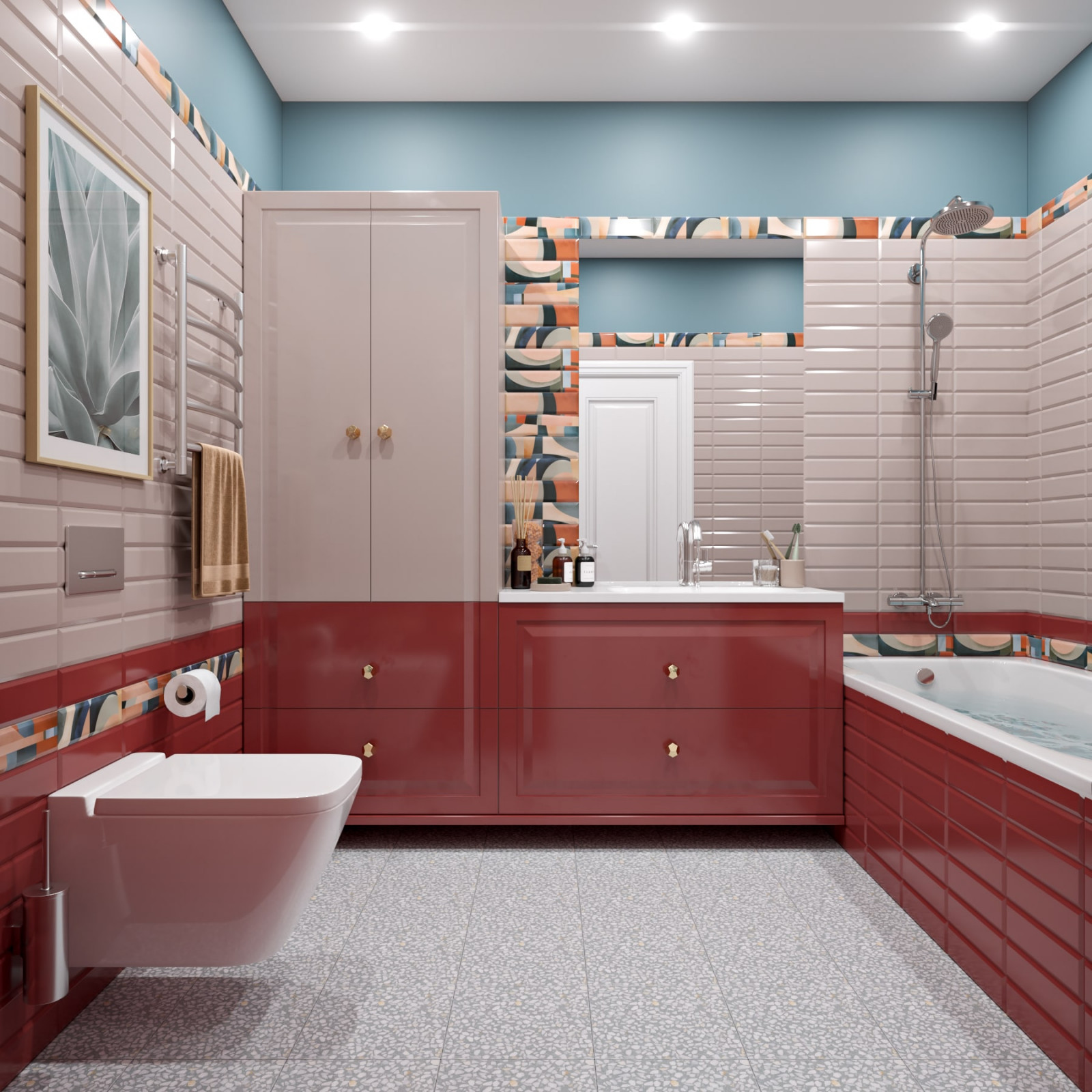 Ягодно-кобальтовый смузи