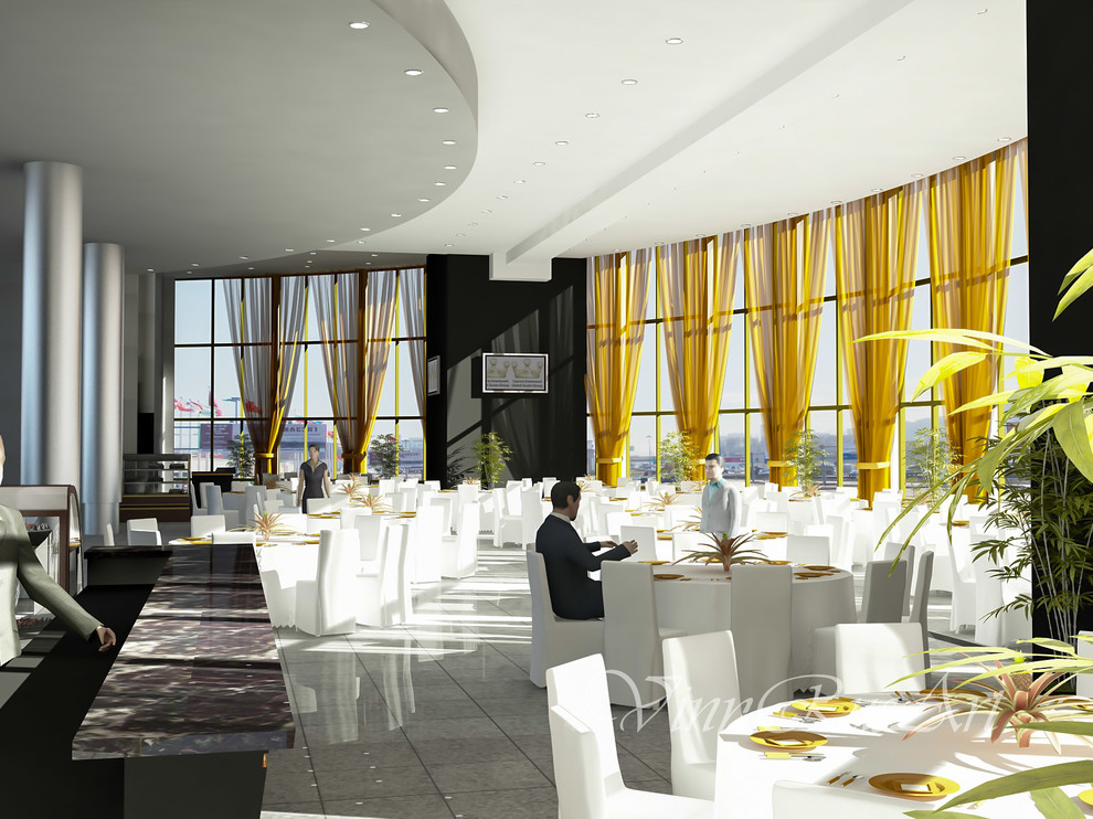 Дизайн-проект Ресторана Монтре в Москве