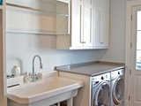 Traditional Laundry Room by Kalma Custom Woodworks inc