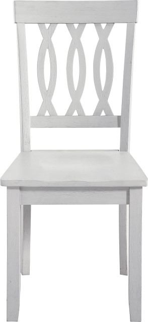 Naples Side Chair (Set of 2) - White Finish