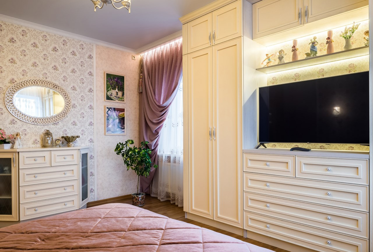 Дизайн интерьера спальни в стиле прованс