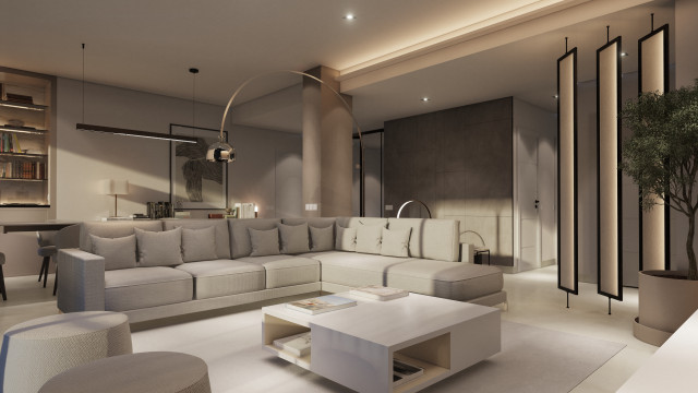 Proyecto de sal&oacute;n moderne-salon