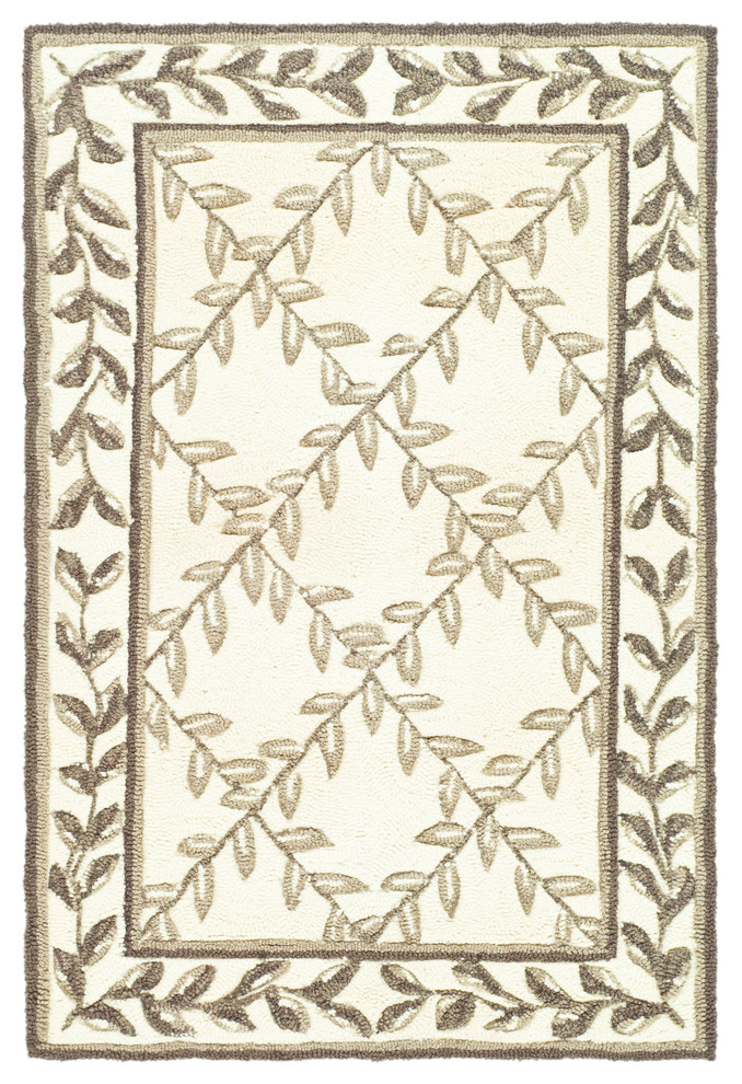Safavieh Easy Care Collection EZC430 Rug, Ivory/Sage, 2'x3'