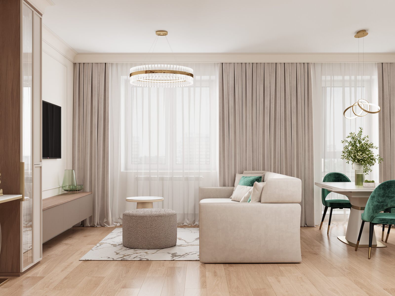 2- комнатная для девушки