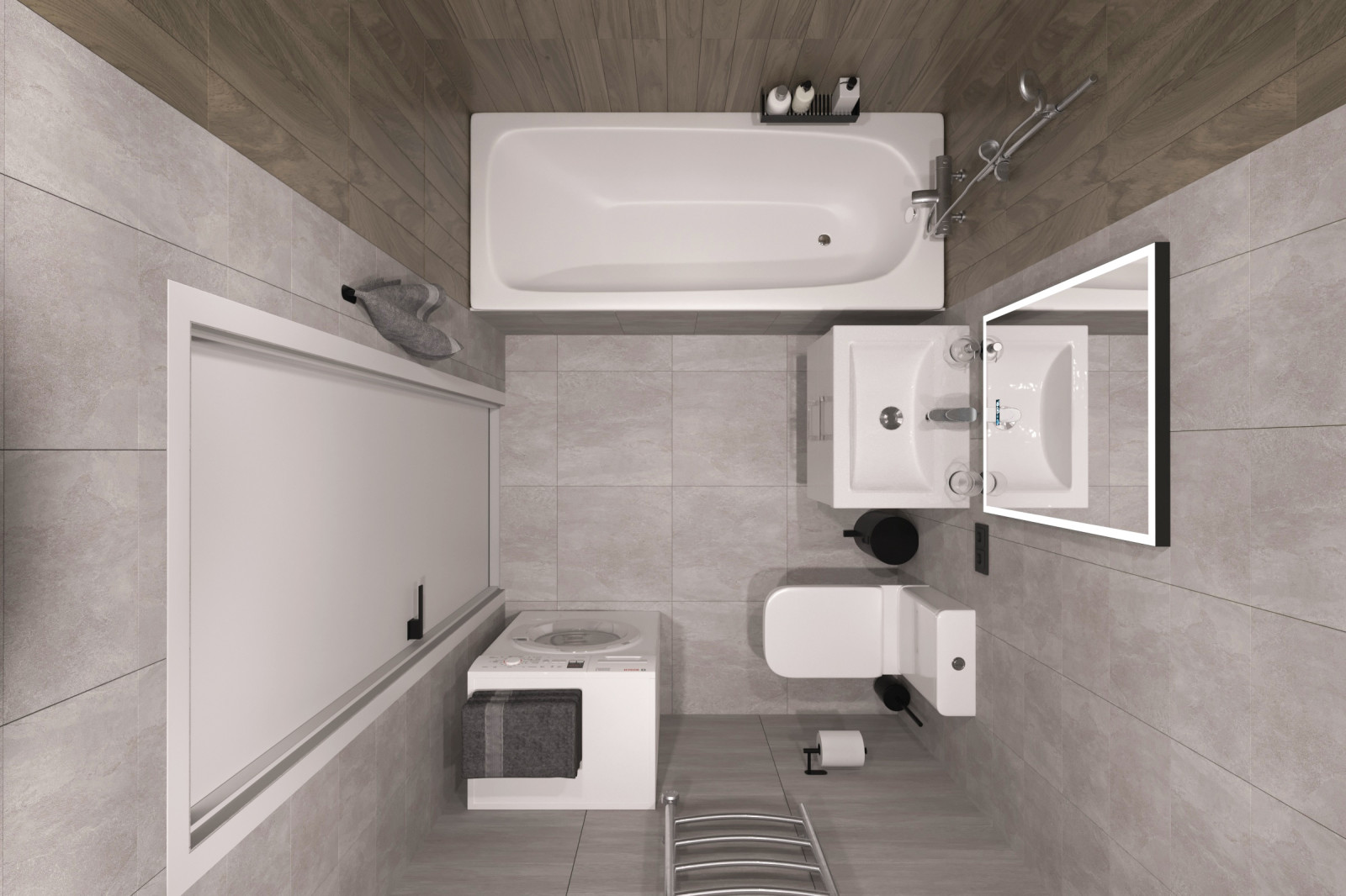 Типовой проект 1 бюджетного ремонта от застройщика.