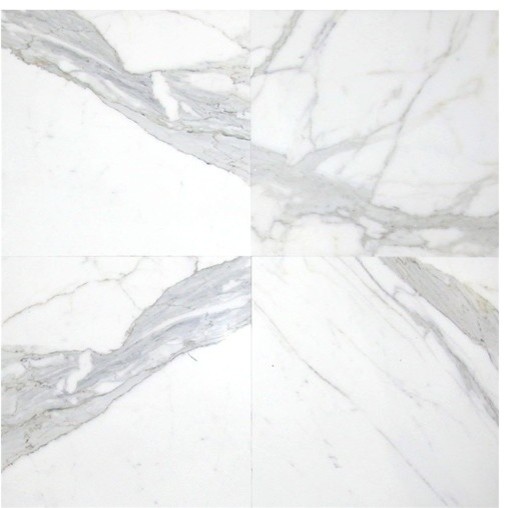 Calacatta Gold 16x16 Marble Tile, Polished, Marble from Italy