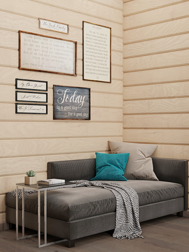 Дом из клееного бруса в пригороде Барнаула