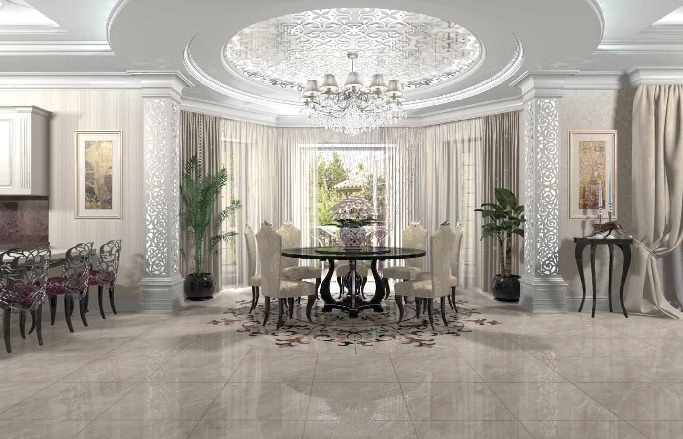 визуализация "Гостиная - студия"