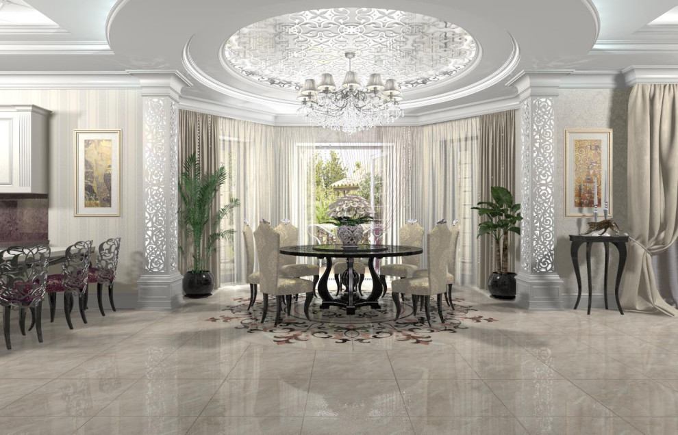 визуализация "Гостиная - студия"