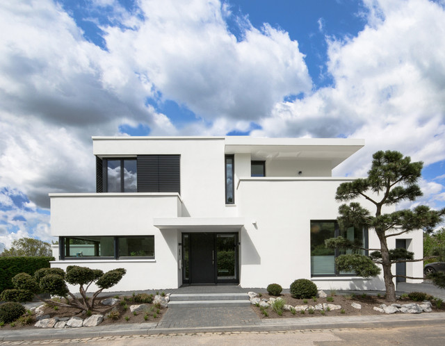 Haus B contemporaneo-facciata