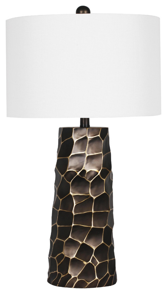 Oil Rubbed Polyresin Table Lamp Contemporary Table Lamps by