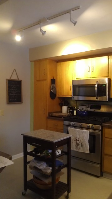 Kitchen with Added Flow and Function transitional
