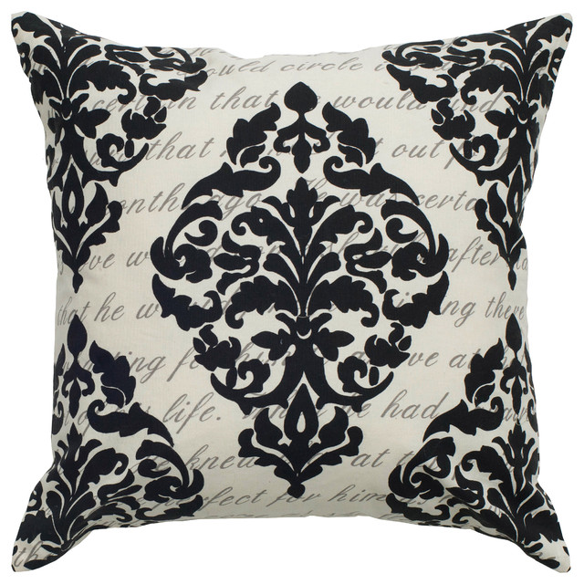 20"x20"Cream Decorative Pillow With Transitional Decorative Pillows