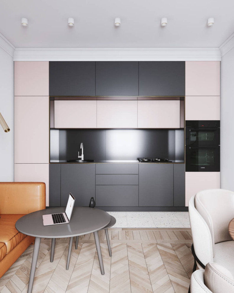 Design of a one-room Khrushchev 31 m² in Tver