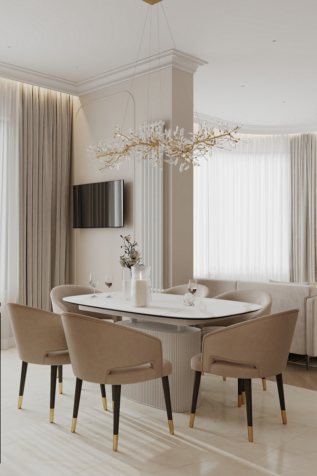 Дизайн и ремонт квартиры в ЖК Режиссёр - Богемная грация