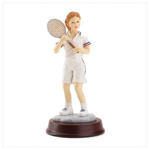 Tennis Girl Sports Figurine