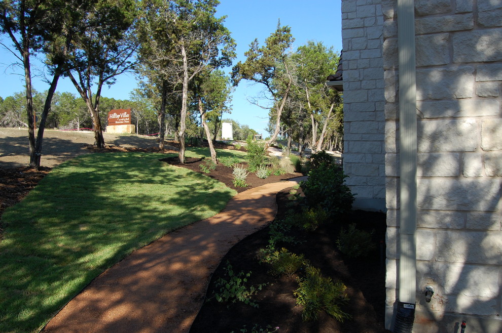 Inspiration for a rustic home design remodel in Austin