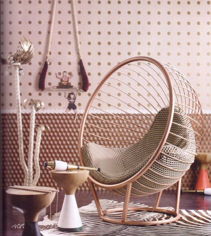 Кресло шар в стиле лофт