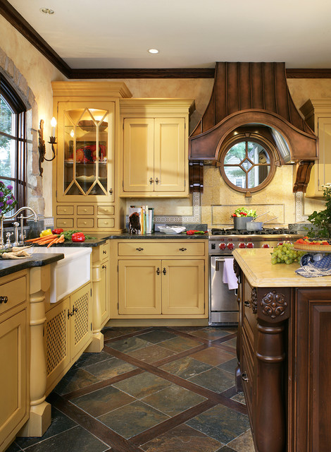 French Normandy Kitchen french-country-koek