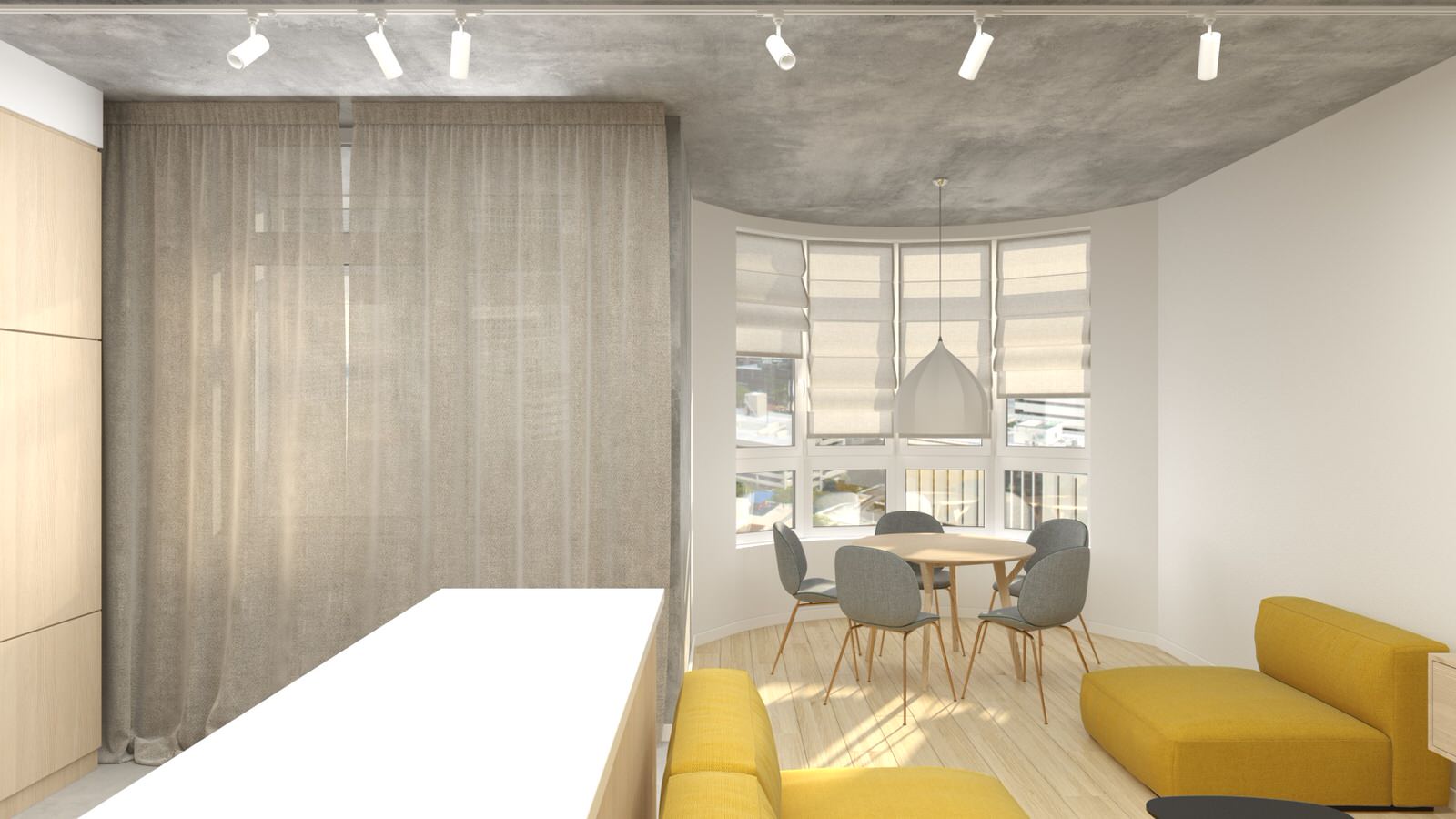 Серые тона в интерьере - современно и стильно