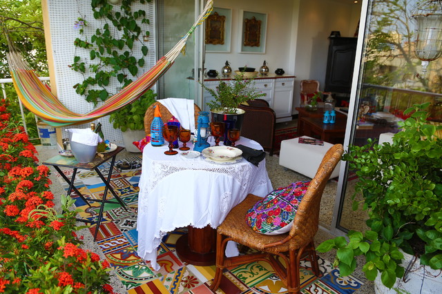 Balcony eklektisch-balkon