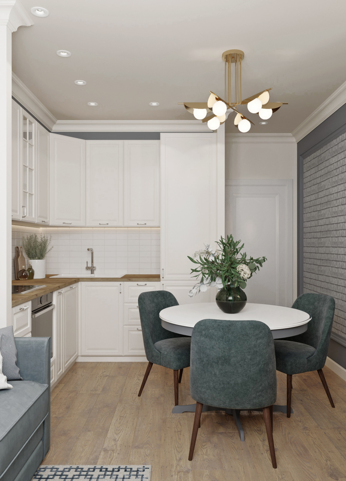 г. Краснодар, квартира для молодой девушки 41,5 кв.м.