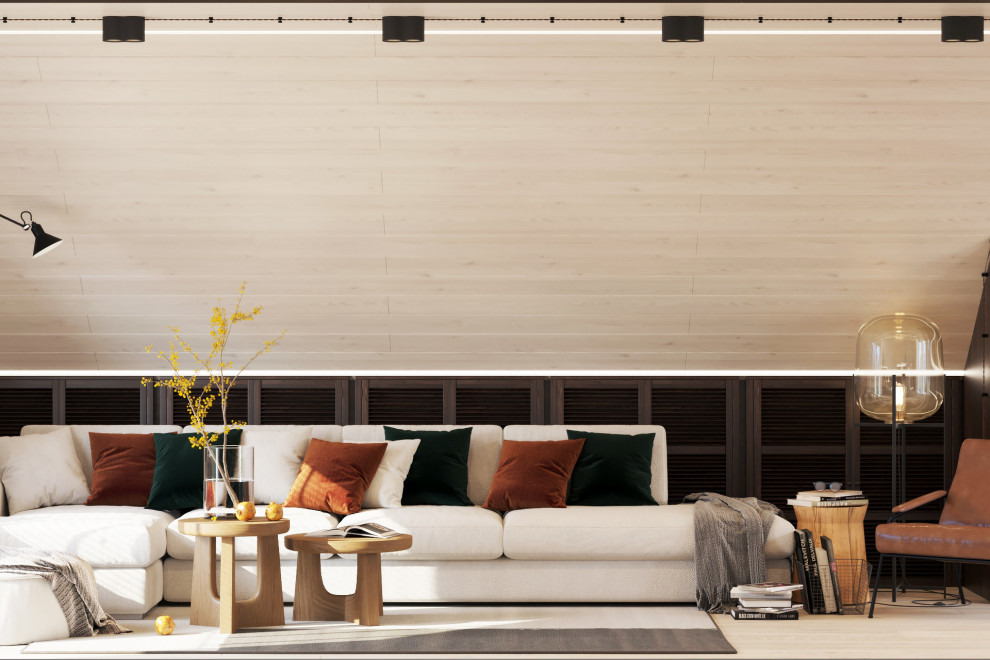 Гостиная в загородном доме